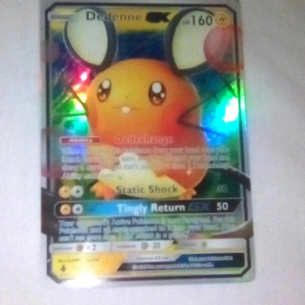 Pokémon Dedenne GX 57/214 TCG Unbroken Bonds Ultra Rare Near Mint
